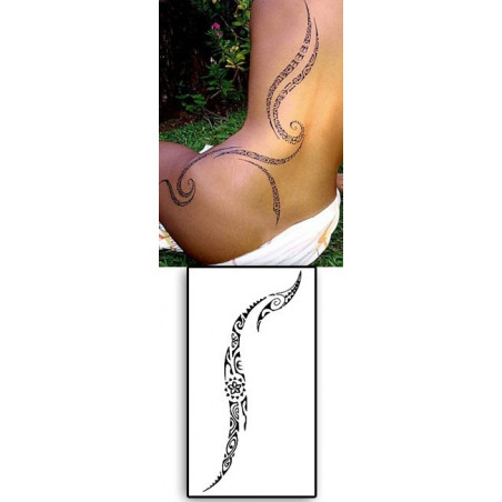 Tattoos temporaires Maori Polynesiens Lignes