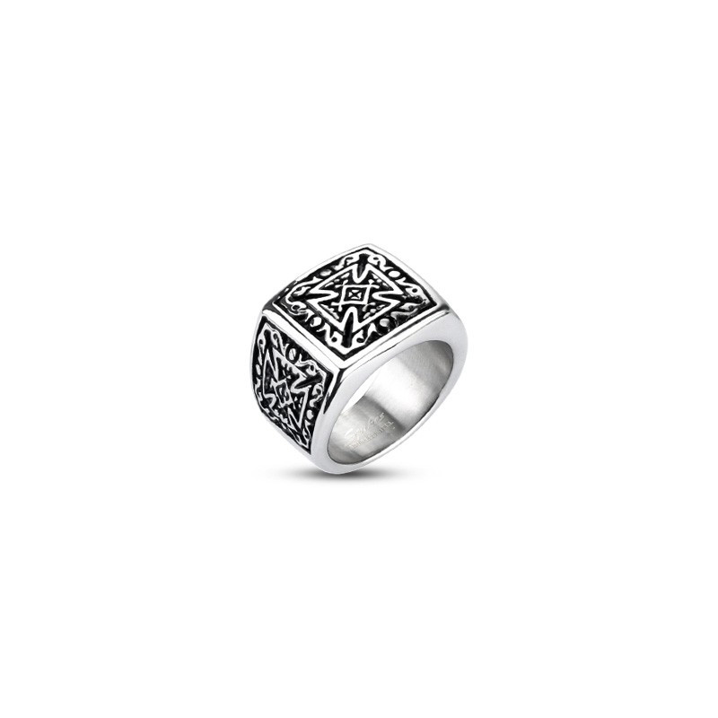 Bague Acier chirurgical Croix Celtique