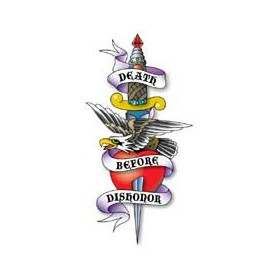 Tatouage Mort avant le deshonneur
