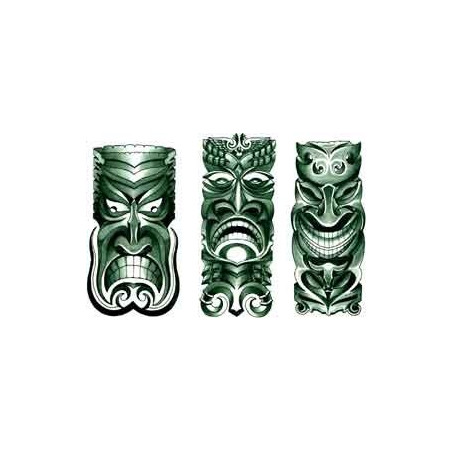Tatouage Polynesien Tiki
