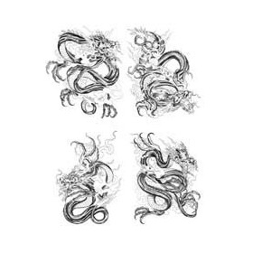 Tatouage Dragon autocollant