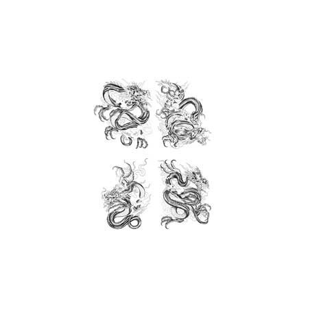 Tatouage Dragon autocollant