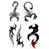 Tatouage Scorpion Tribal autocollant