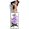 Tatouage temporaire Fleurs violettes