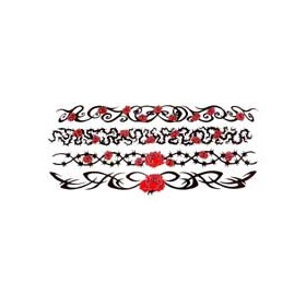 Tatouage Rose bracelet autocollant