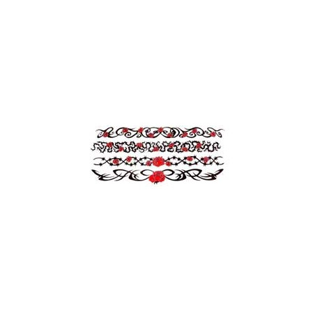 Tatouage Rose bracelet autocollant