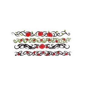 Tatouage Rose bracelet autocollant