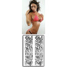 Tattoos temporaires 2 bracelets Maori Polynesiens