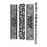Tatouages Bracelets Maori et Polynesien autocollants 014 