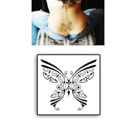 Tattoos temporaires Papillon Maori Polynesiens