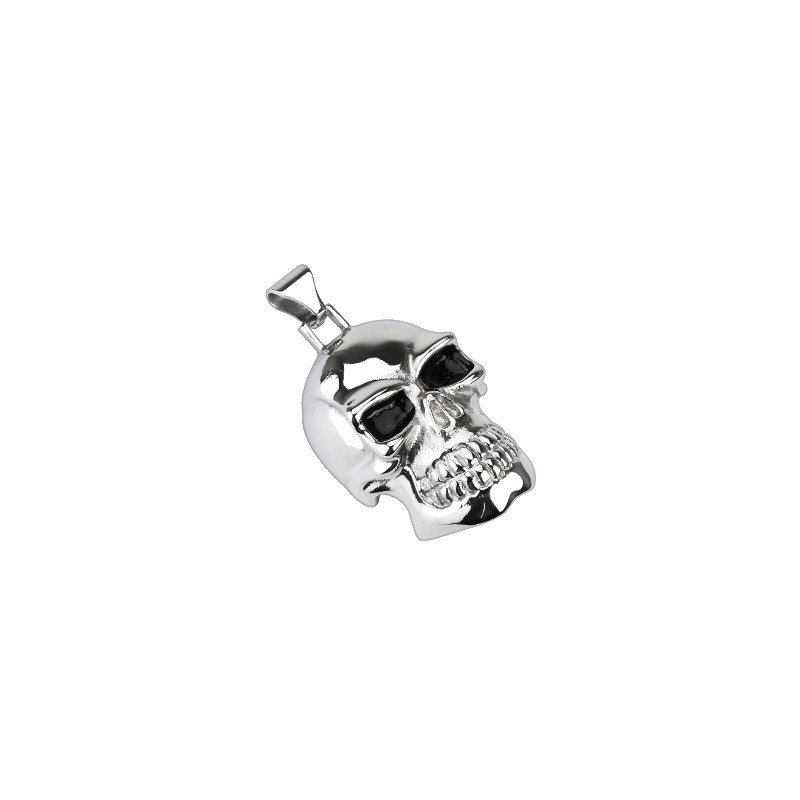 gros Pendentif Skull xl acier chirurgical inoxydable bijou bicker tête de mort