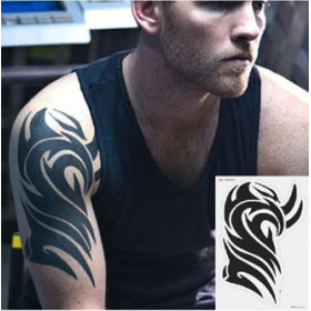 Sam Worthington tattoo tribal XXL