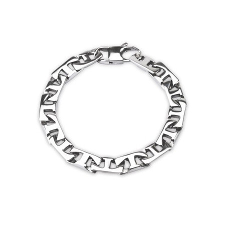 Bracelet homme en  Acier chirurgical gourmette T-LINK 