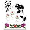 Tatouage autocollant Rose