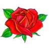 Tatouage Rose Rouge