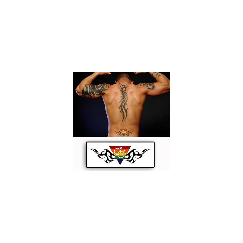 Tatouage Gay pride homme