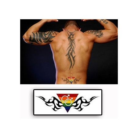 Tatouage Gay pride homme