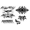 Tattoo Tribal autocollant noir petit modele