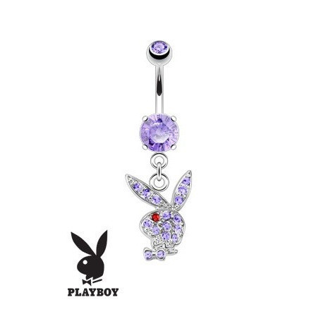 Piercing nombril Playboy pendant Violet bijou de la marque playboy pas cher