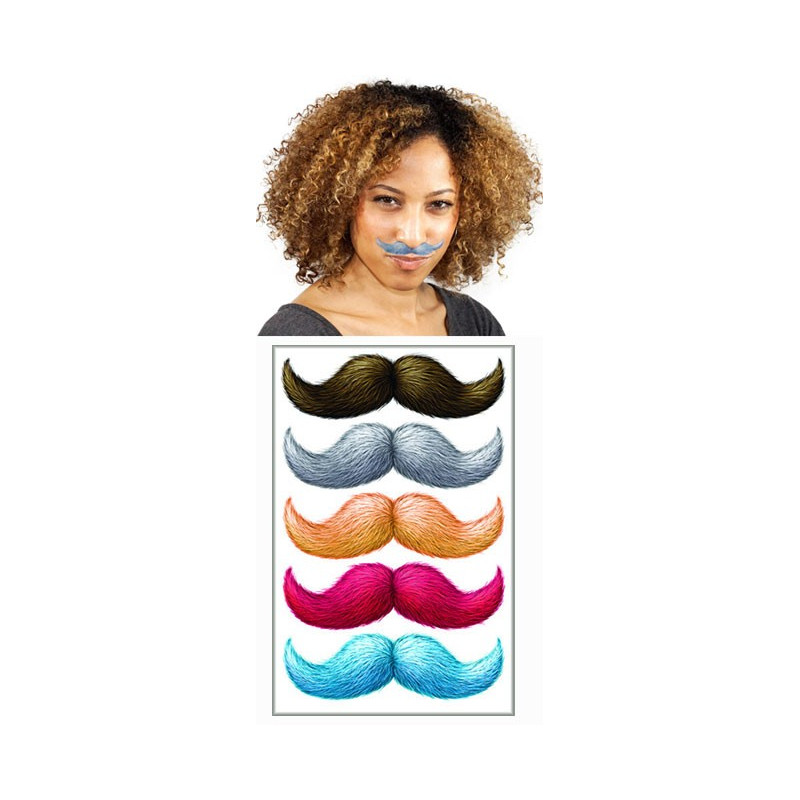 Tatouages temporaires Moustaches Fuzzy