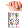 Tatouages Temporaires Ongles Papillons multicolors