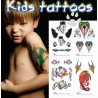 Tatouages temporaires enfants Animaux Pack 2