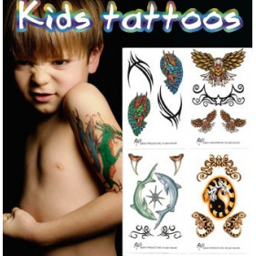Tatouages temporaires enfants Tahiti