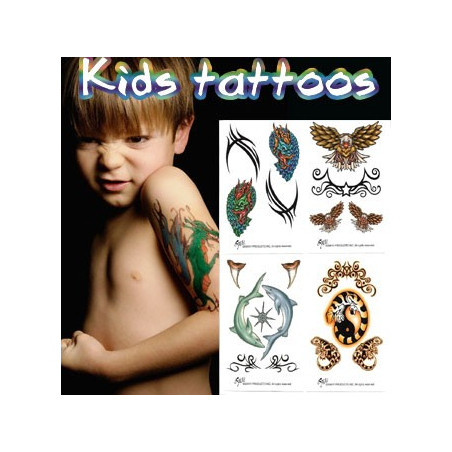 Tatouages temporaires enfants Tahiti