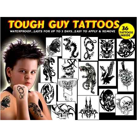 Petit Dur Tattoos autocollants