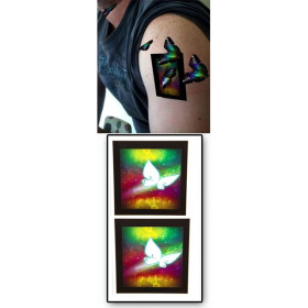 Tatouages temporaires Augmented reality Papillons