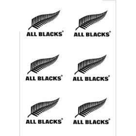 Tatouage temporaire stickers Rugby équipe de la Nouvelle Zélande Hall Black