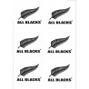 Tatouage temporaire stickers Rugby équipe de la Nouvelle Zélande Hall Black