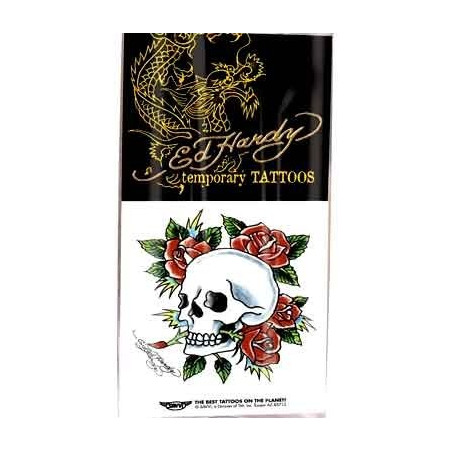 Ed Hardy Tattoos temporaires Tete de mort