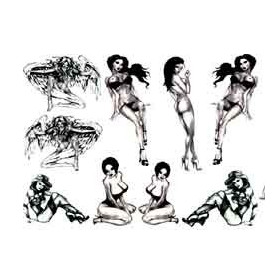 Pin Up Tattoos temporaire