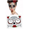 Tattoo Masque Visage Dia de los Muertos