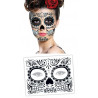 Tattoo Masque noir Visage Dia de los Muertos 