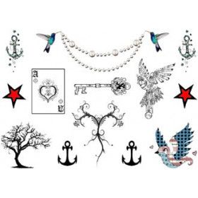 Tatouages temporaires chaines