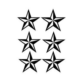 Star Tattoo autocollant