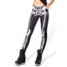 Leggings noir squelette leggings original pour femme pas cher 
