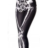 Leggings femme couleur noir imprimé squelette leggings original pour femme marque Tarawa