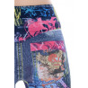 Leggings tattoo art effet jeans rock coloré pour femme marque Tarawa