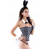Costume femme Lapin sexy corset 5 pièces