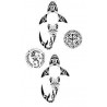 Tatouage Animaux Maori et Polynesien autocollant