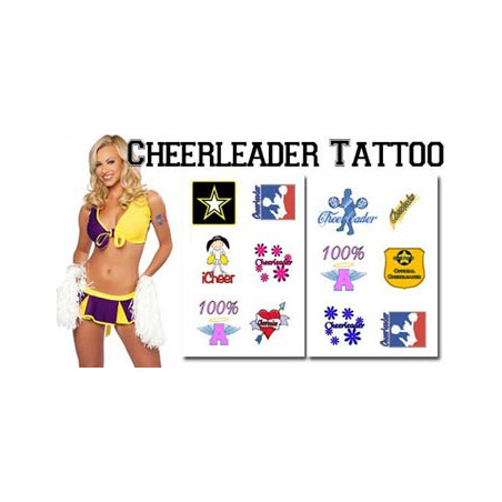 Tatouages temporaires Cheerleader