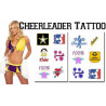 Tatouages temporaires Cheerleader