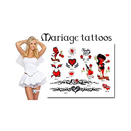 Tatouages temporaires pour le Mariage