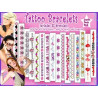 Tatouages Pack autocollants Bracelets