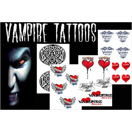 Tatouages temporaires Vampires