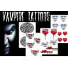 Tatouages temporaires Vampires