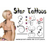 Tatouages autocollants Grandes Etoiles